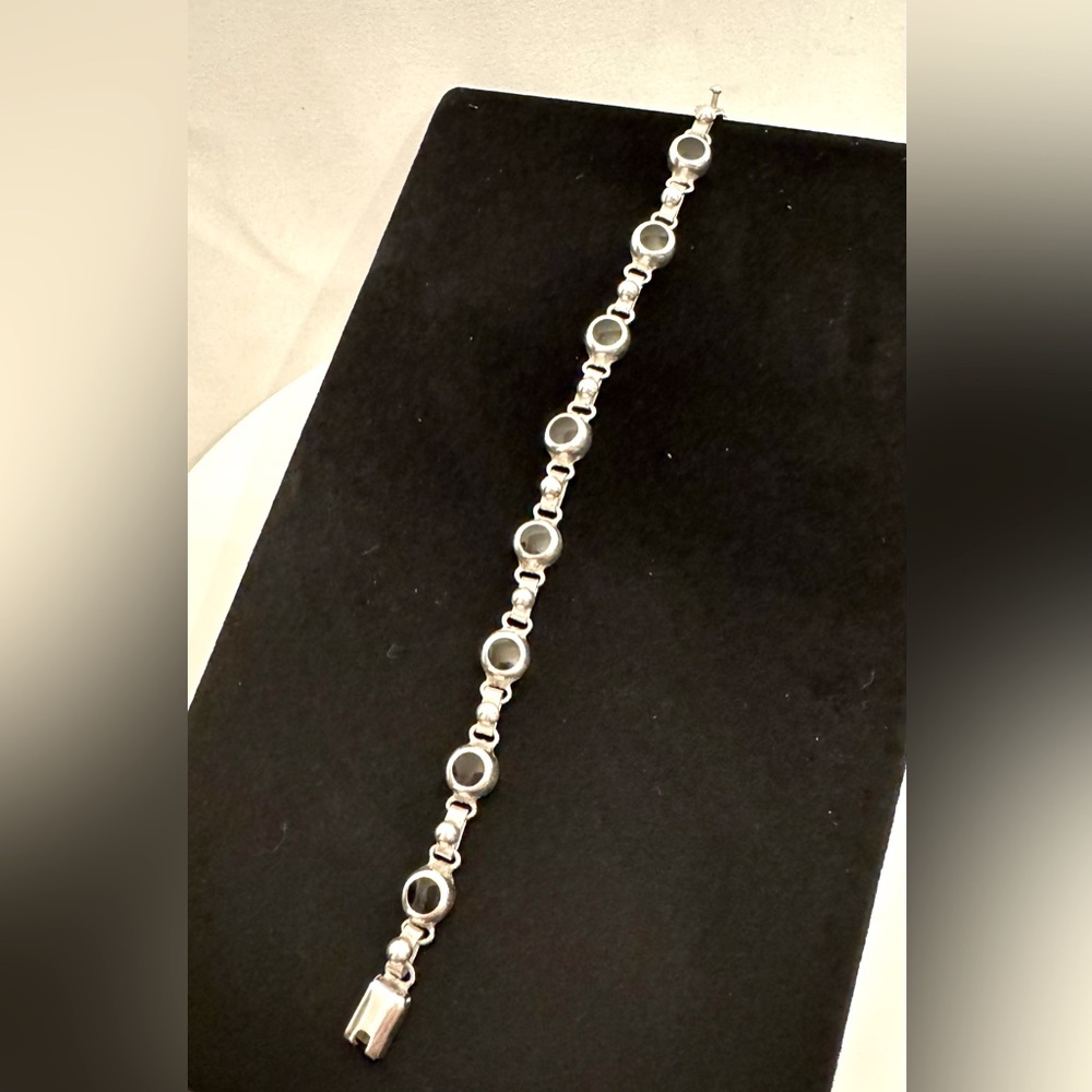 Elegant Sterling Silver Bracelet